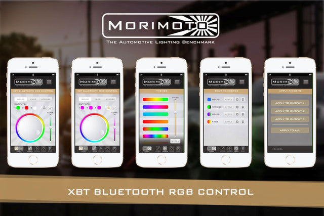 Morimoto Rock Light Kit: Colour Changing RGB (4PC)