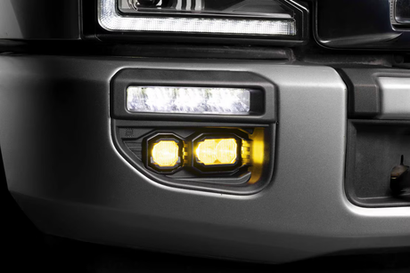 Chevrolet Silverado (14-15) : phares antibrouillard à DEL Morimoto 4banger
