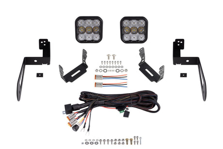 SS5 Bumper LED Pod Light Kit for 2007-2018 Jeep JK Wrangler