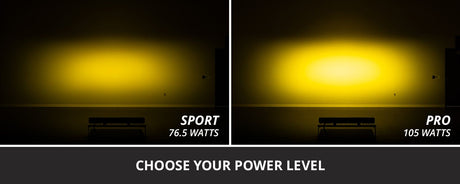 SS20 Yellow LED Light Bar (one)