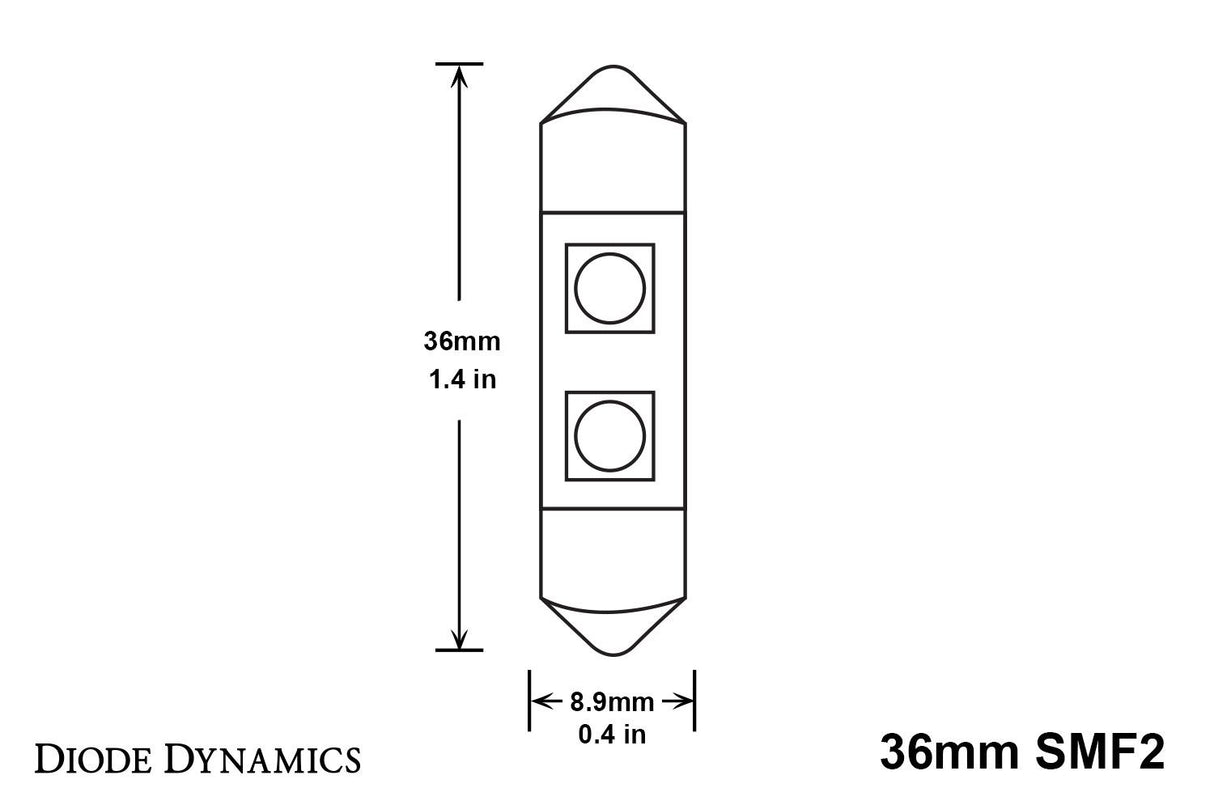 36MM : ampoules LED HP6 (paire)