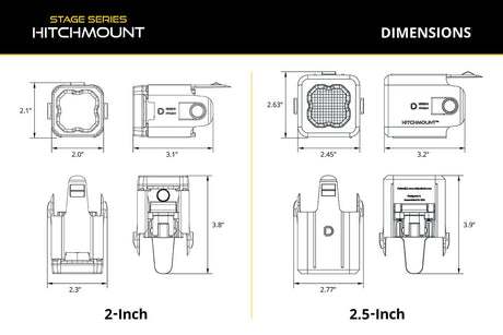 HitchMount LED Pod Reverse Kit for 2025-2026 Toyota 4Runner
