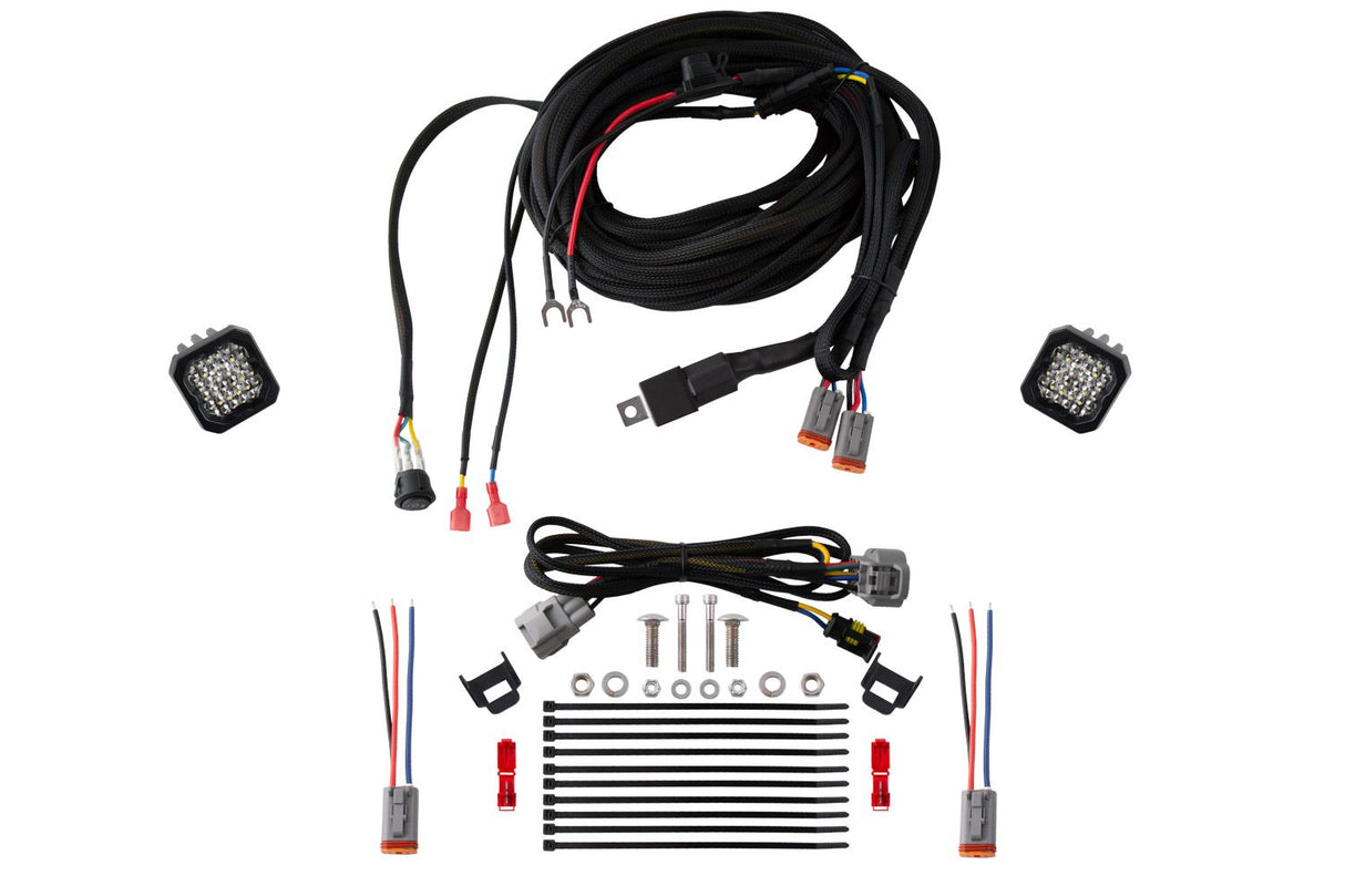Kit d'éclairage de fossé à LED de la série Stage pour Toyota Tacoma 2016-2023