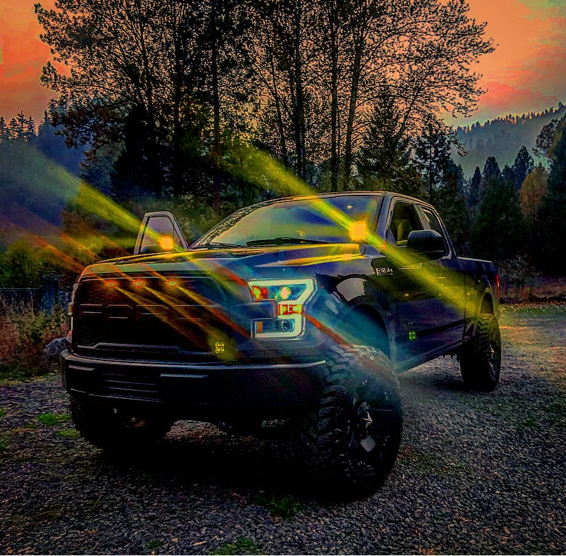 Stage Series Backlit Ditch Light Kit for 2015-2020 Ford F-150