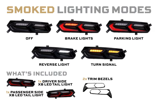 Chevrolet Corvette C7 (14-19) Xb Led Tail Lights