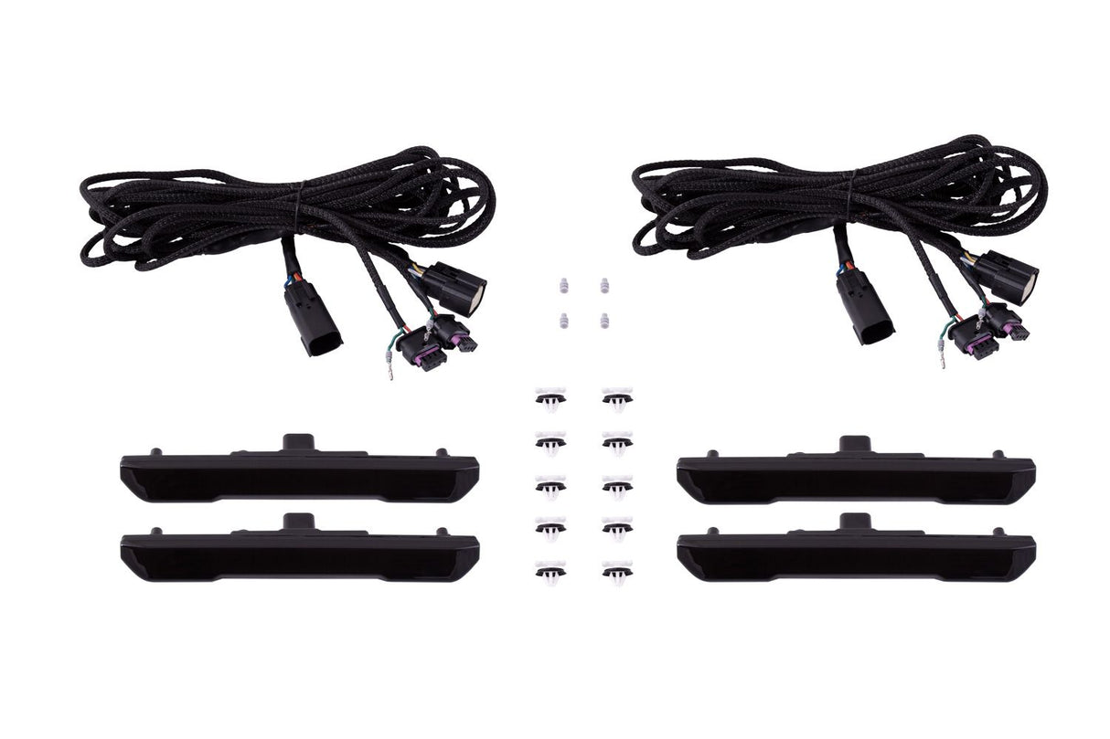 Feux de position latéraux à LED pour GMC Sierra HD 2500/3500 2020-2023 (ensemble)