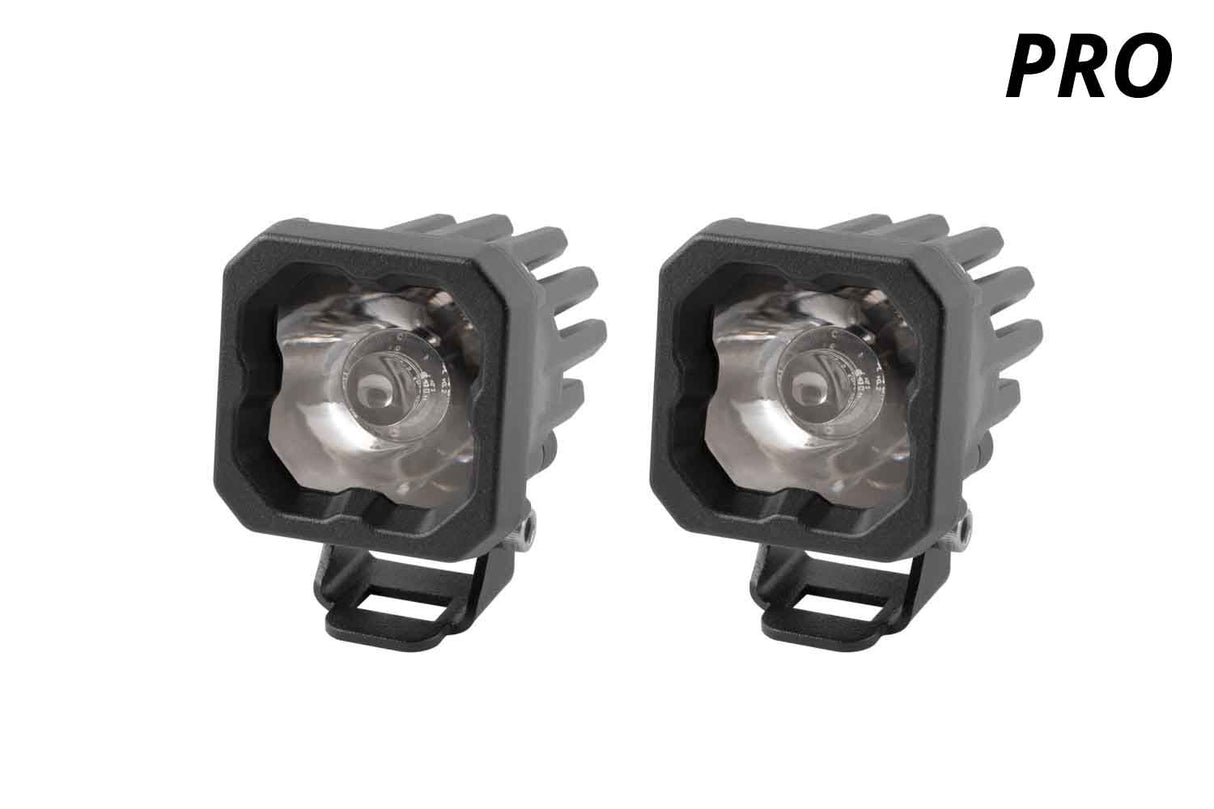 SSC1 White Pro Standard LED Pod (pair)