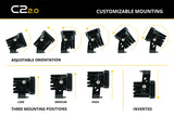 C2R White Flood Standard LED Pod (pair)