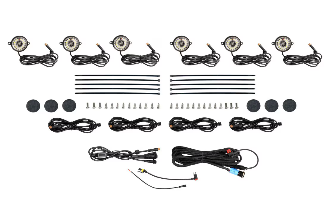 Morimoto Rock Light Kit: White (6 Pc)