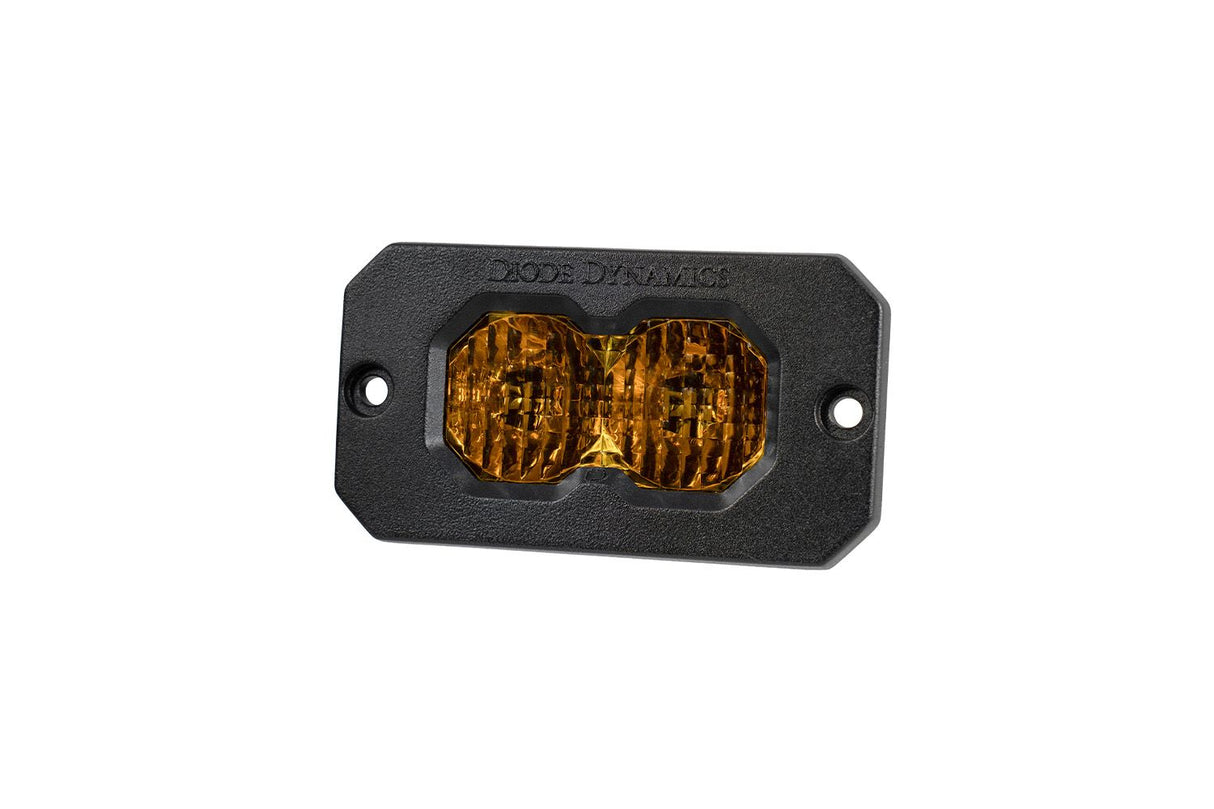 C2 2.0 Yellow Sport Flush Mount LED Pod (one)