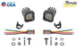 Stage Series C1R White Flood Standard LED Pod (pair)