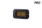 C2 1.0 SAE Yellow Pro Flush Mount LED Pod (one)