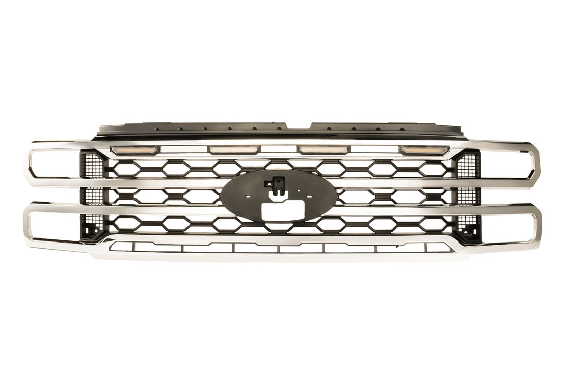 2023+ Ford Super Duty XBG LED DRL Grille (Chrome)