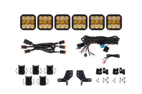 SS5 Grille CrossLink Lightbar Kit for 2021-2025 Ford Bronco (w/ Steel Bumper)