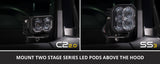 Kit d'éclairage de fossé à LED de la série Stage pour Toyota Tacoma 2016-2023