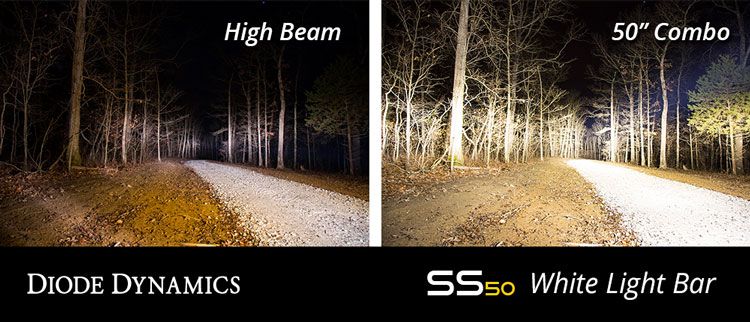 Barre lumineuse blanche Stage Series 50"