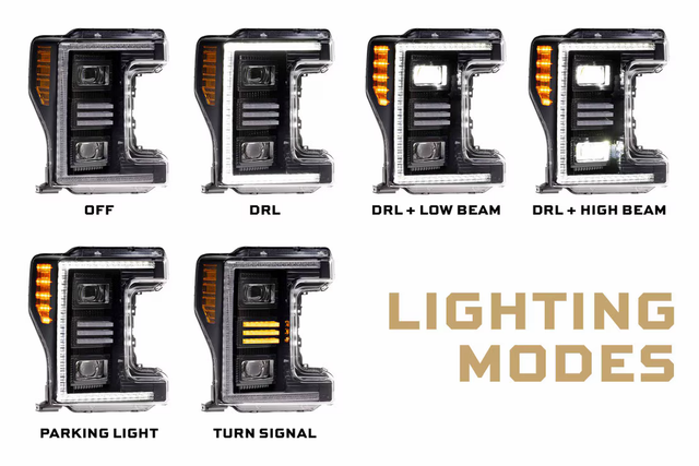 Ford Super Duty (17-19): Morimoto Hybrid Led Headlights