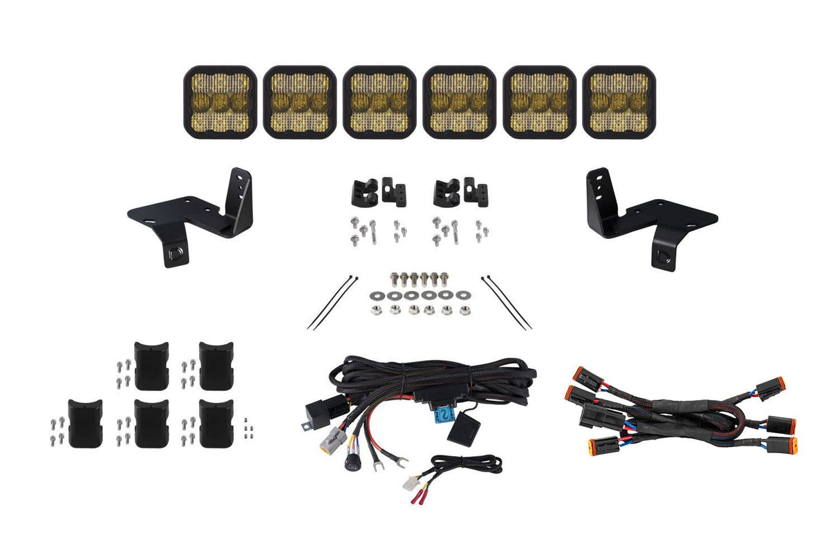 Kit de barres lumineuses CrossLink pour calandre SS5 pour Ford Super Duty 2020-2022