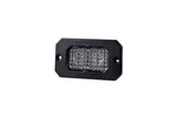 C2 1.0 SAE White Sport Flush Mount LED Pod (one)