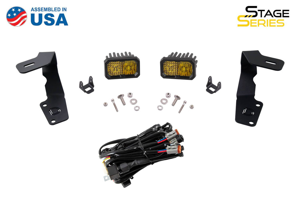 Stage Series Backlit Ditch Light Kit for 2015-2021 Subaru WRX/STi