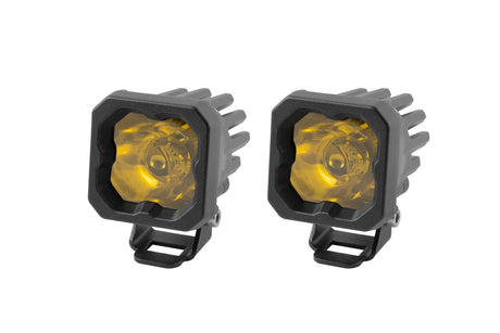 SSC1 Yellow Sport Standard LED Pod (pair)