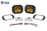 SS3 SAE Yellow Pro Flush Mount LED Pod (pair)