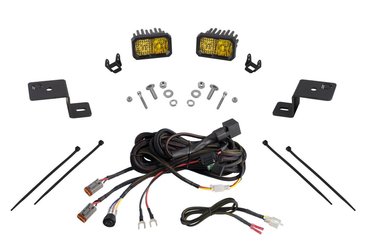 Stage Series Backlit Ditch Light Kit for 2022-2025 Ford F-150 Lightning