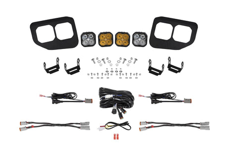 Kit de poche de brouillard de la série Stage pour Ford Super Duty 2020-2022 