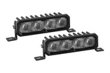 SS6 SAE/DOT White LED Light Bar (pair)