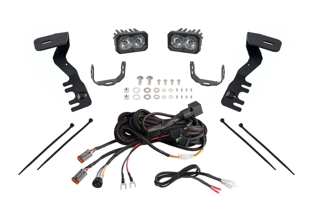 Kit d'éclairage de fossé à LED de la série Stage pour Toyota Tacoma 2016-2023