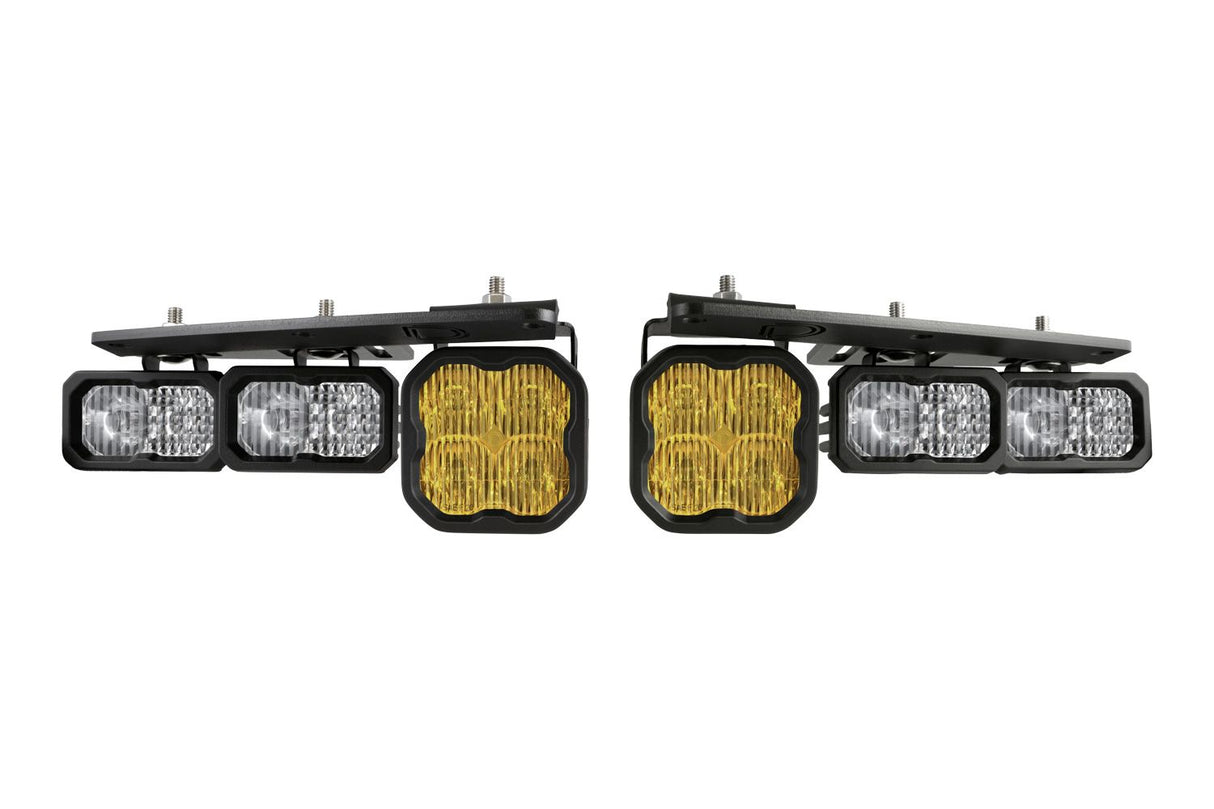 Stage Series Fog Pocket Kit for 2021-2025 Ford Bronco (w/ Steel Bumper)