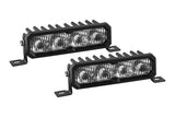 SS6 SAE/DOT White LED Light Bar (pair)