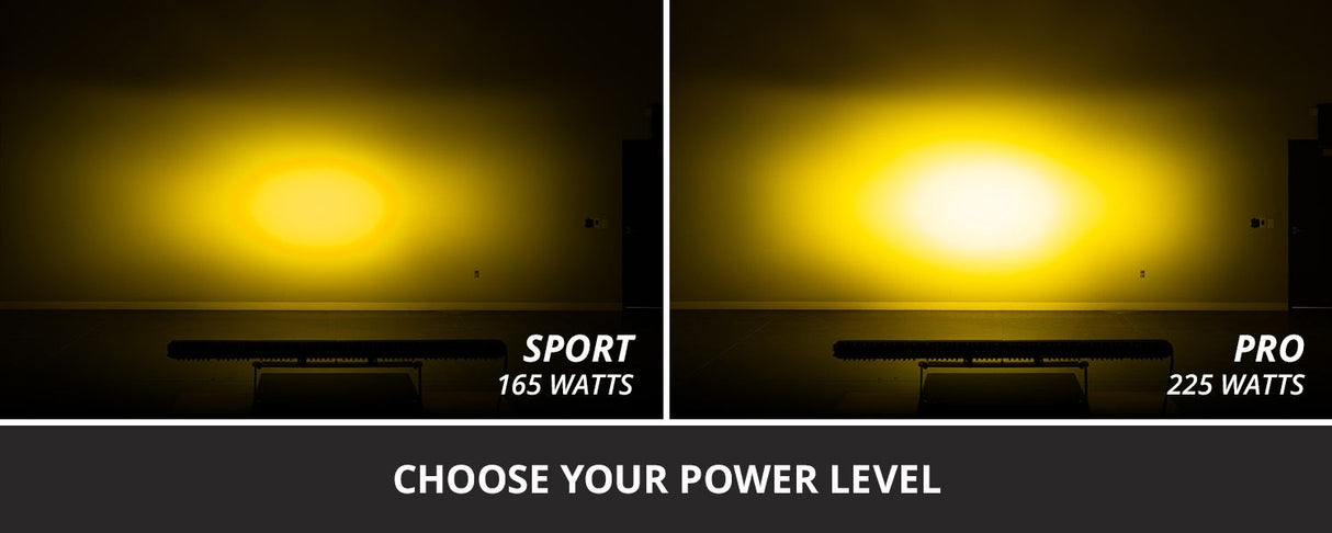 SS40 Yellow LED Light Bar (one)