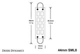 44mm SML8 LED Bulbs