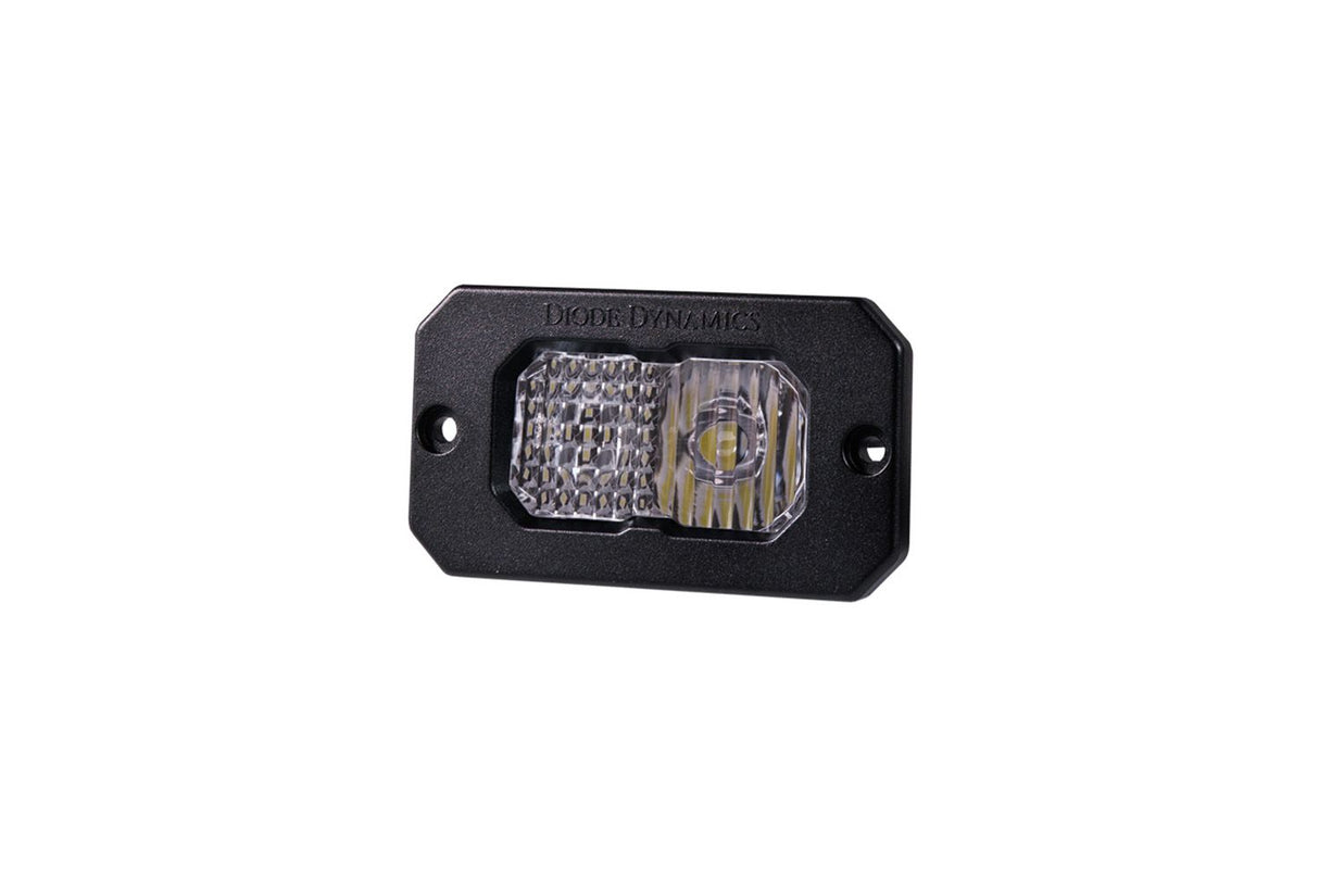 C2 1.0 SAE White Sport Flush Mount LED Pod (one)
