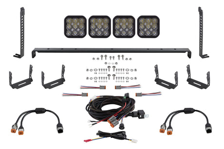 SS5 Stealth Grille LED Pod Kit for 2014-2024 Toyota 4Runner