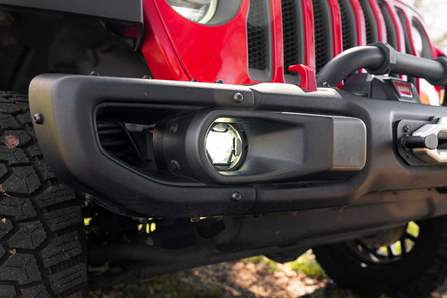 Jeep Wrangler Jl : phares antibrouillard à DEL Morimoto 4banger