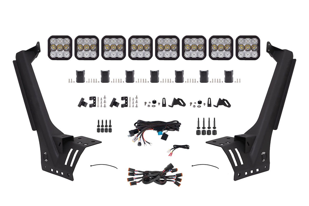 Kit de barre lumineuse LED pour pare-chocs Jeep Jl 2018-2022 Wrangler