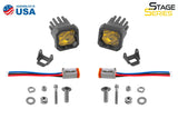 SSC1 Yellow Sport Standard LED Pod (pair)