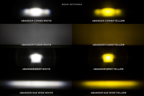 Paire de pods LED Morimoto 4Banger (universels)