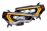 Toyota 4Runner (14-24) : Phares LED Morimoto Xb (DRL blanc)