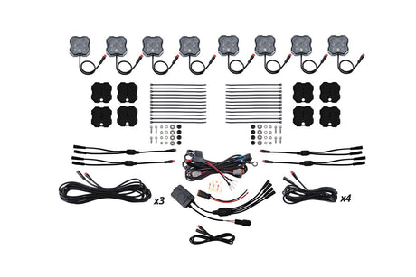 Kit d'éclairage LED RGBW Stage Series (pack de 8)