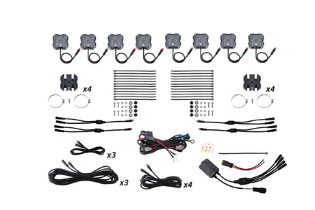 Stage Series Universal Rock Light SXS Installer Kit (8-pack)