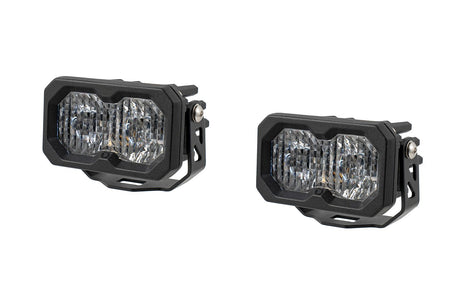 C2 2.0 SAE/DOT White Sport Standard LED Pod (pair)