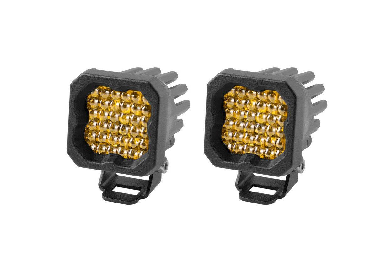 SSC1 Yellow Sport Standard LED Pod (pair)