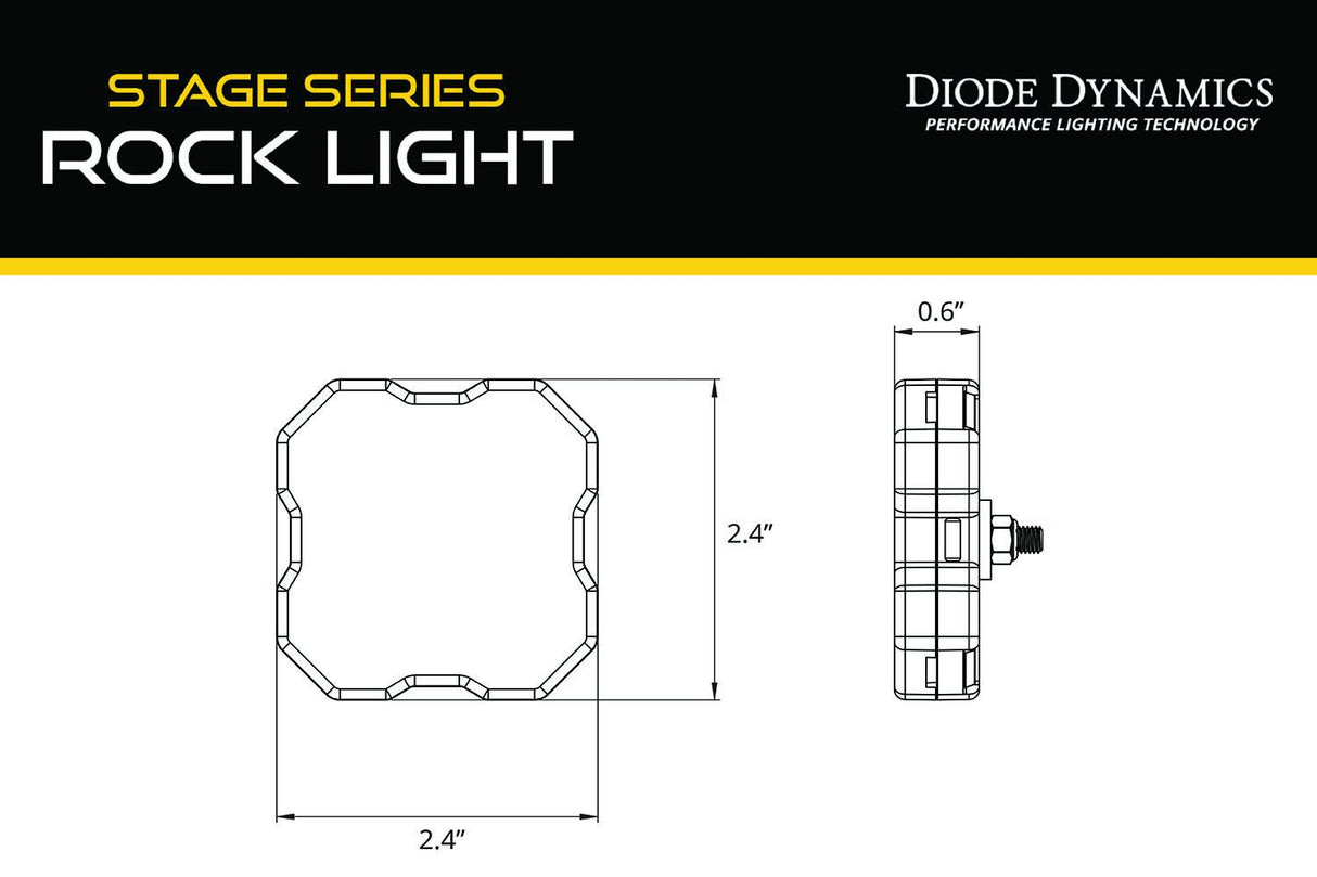 Stage Series RGBW LED Rock Light (one)
