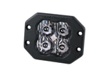 SS3 SAE/DOT White Pro Flush Mount LED Pod (one)