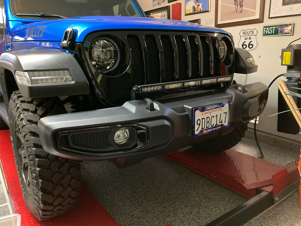 Kit de barre lumineuse LED pour pare-chocs Jeep JL Wrangler 2018-2025
