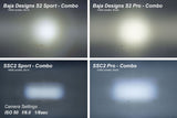 C2 1.0 SAE White Sport Flush Mount LED Pod (one)