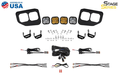 Kit de poche de brouillard de la série Stage pour Ford Super Duty 2020-2022 